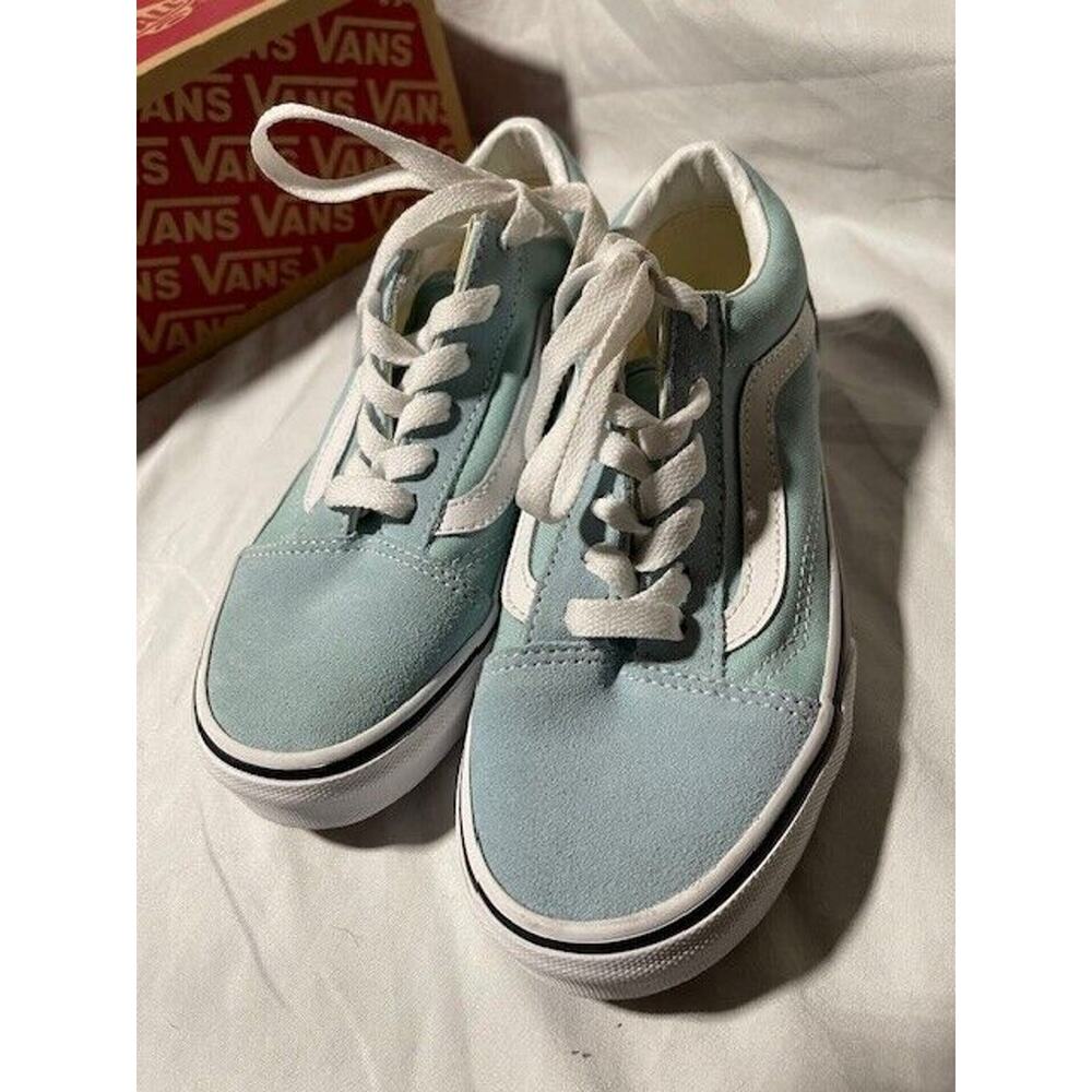 VANS Youth Skater Shoes Sneakers Youth Kids 2 Old Skool Skateboard Athletic NEW - Picture 3 of 11